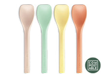 Glacelöffel PLA biologisch abbaubar 13.8cm, lachs